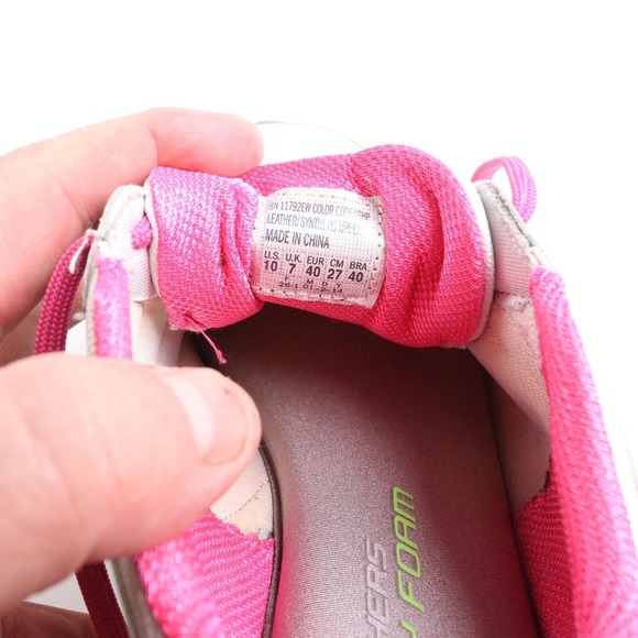 Sketchers Women's Lite Weight Flex Sole Memory Foam Trainers Size 10 Extra Wide - Picture 10 of 10